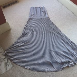 INC strapless dress.